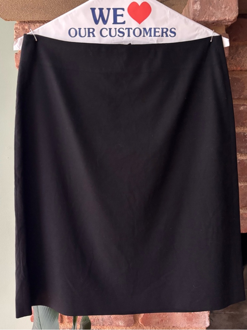 Brooks Brothers Black A-Line Skirt